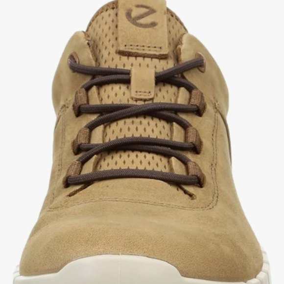 NEW ECCO Mens Gruuv Leather Fashion Sneaker Sz 7/7.5 camel nubuck/tan - Picture 3 of 8
